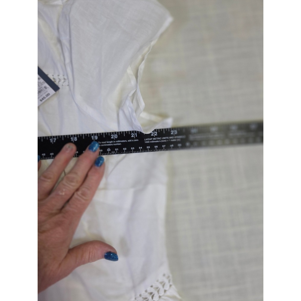 Universal Thread White Eyelet Lace Tiered Maxi Dress Z2YMEZ XXL New - Picture 7 of 13